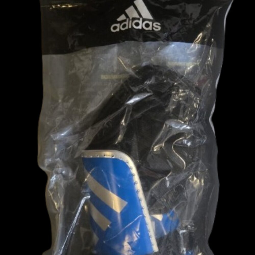 Adidas Ghost Youth Soccer Shin Guards Blue Size S 3'3" to 3'10"